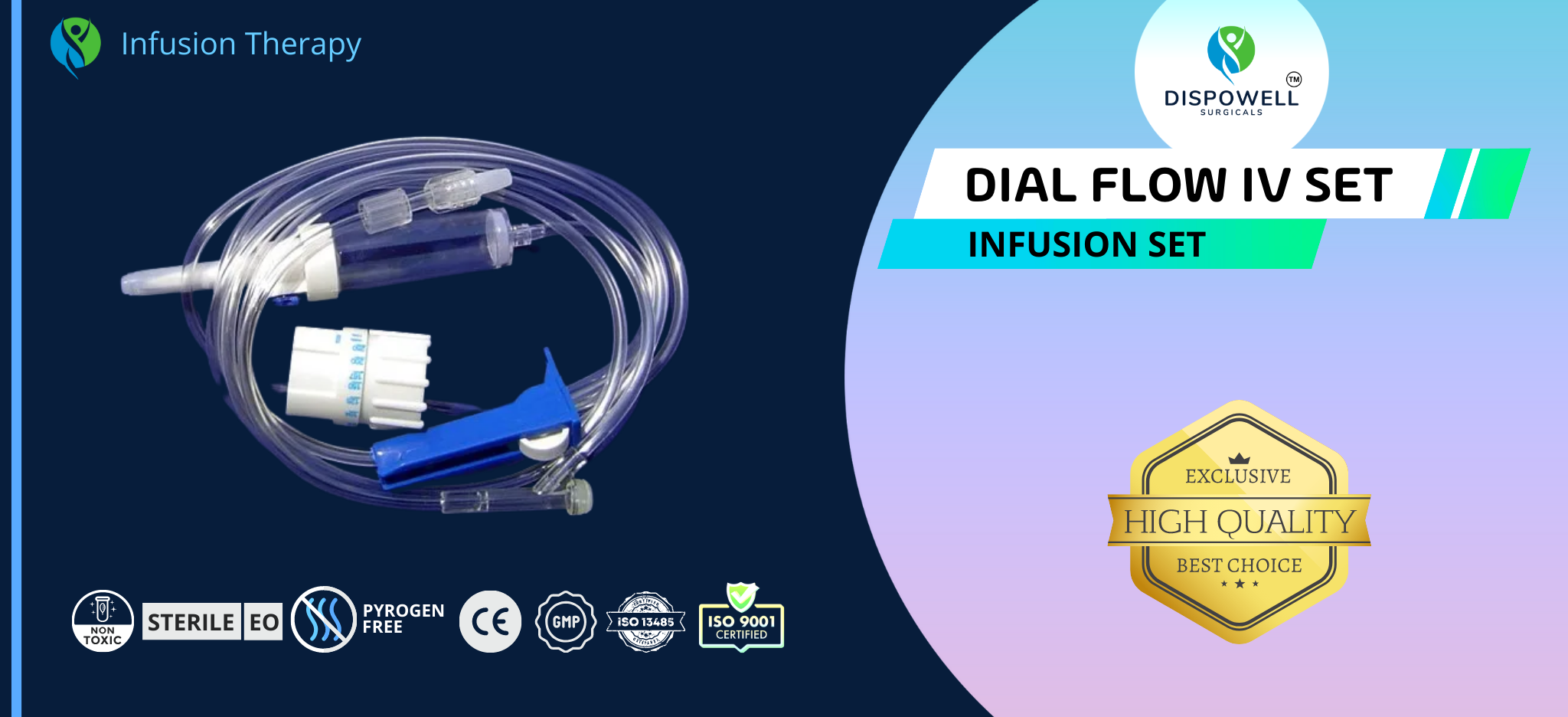 Dial Flow IV Infusion Set