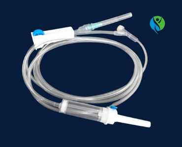 Customized IV set with y connector and luer lock