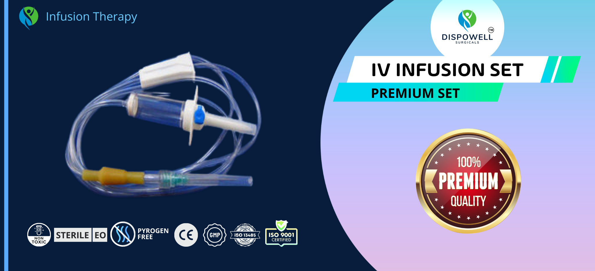 Premium IV Set infusion set manufacturer and supplier